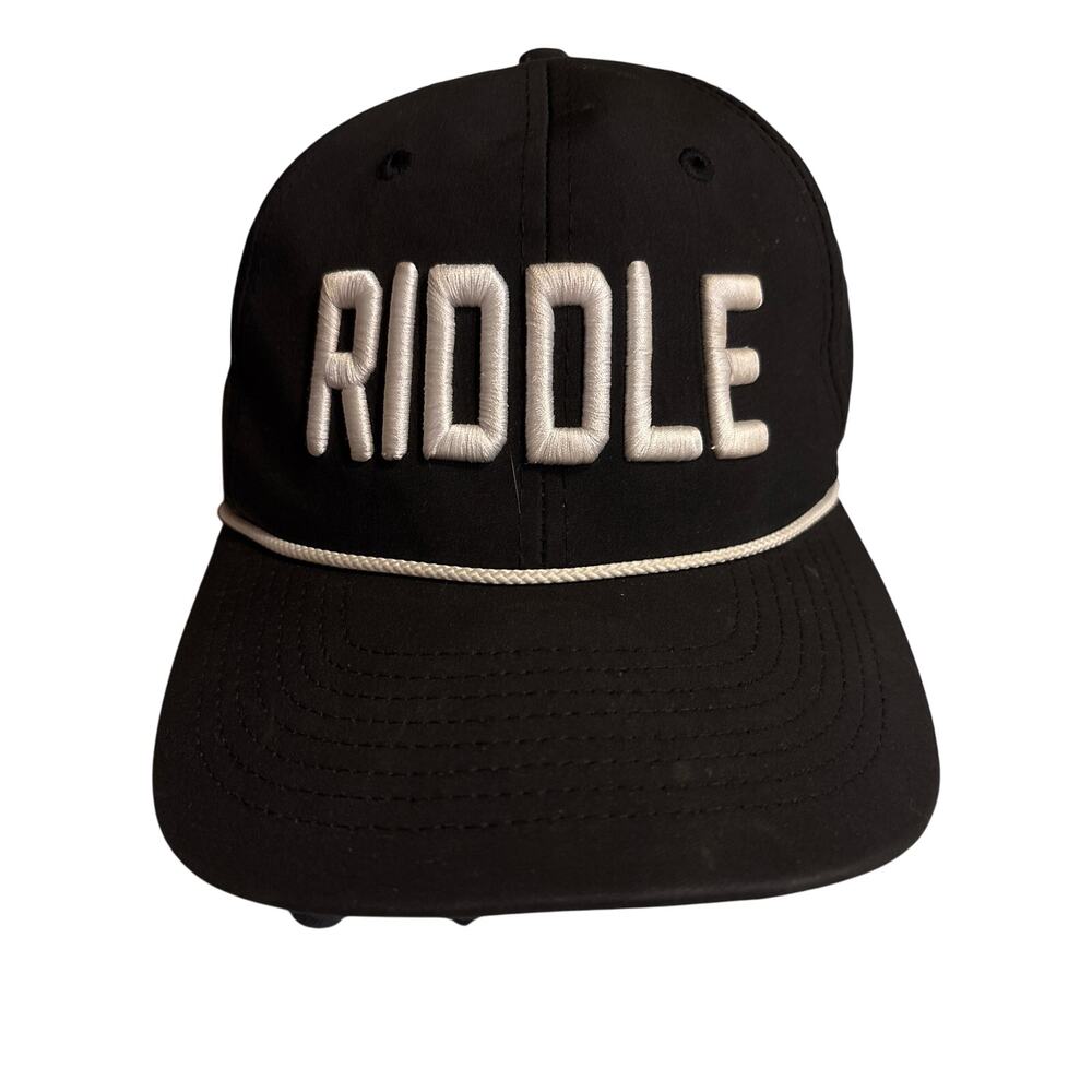 Riddle baseball cap
